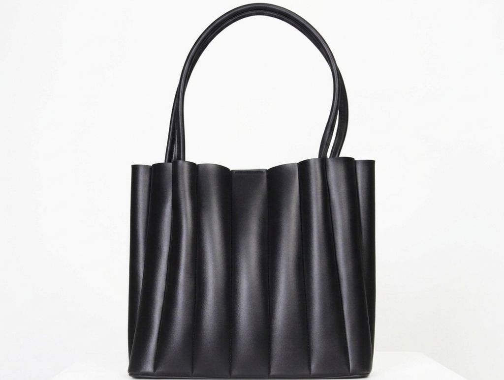 Pleated Tote Bag