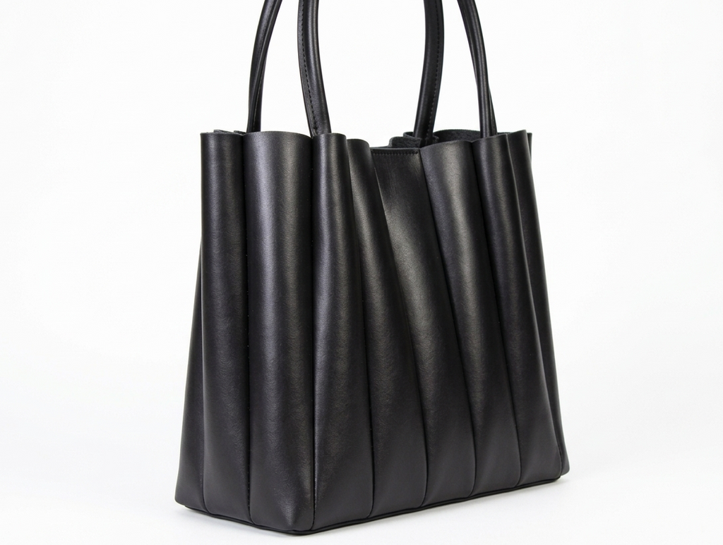 Pleated Tote Bag
