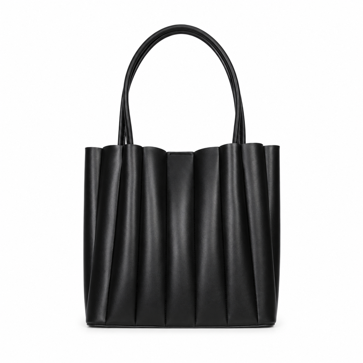 Pleated Tote Bag